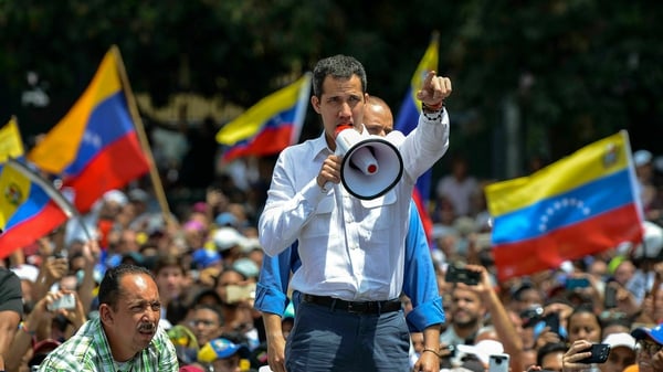 Juan Guaido promised a tour of the country before leading a nationwide march on the capital