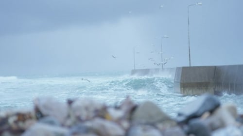 Storm Gareth brought high seas and severe gusts