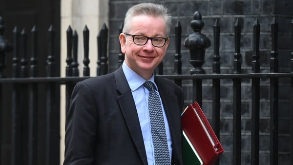 British Cabinet Office minister Michael Gove