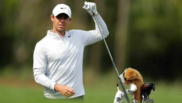Rory McIlroy will hope his nvoelty head cover brings him luck this week in Florida