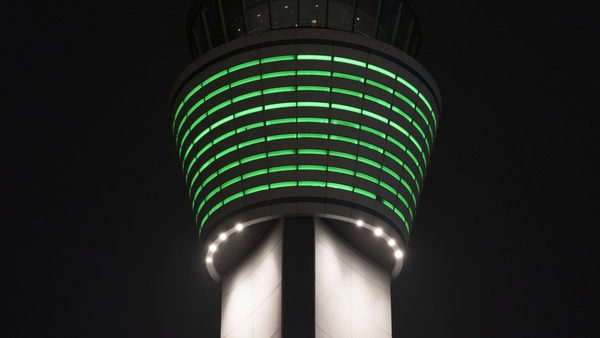The control tower at Dublin Airport (file photo)