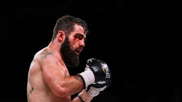 Jono Carroll tasted defeat for the first time in his professional career