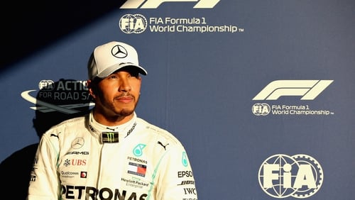 Lewis Hamilton edged his team-mate Valtteri Bottas by 0.112 seconds with a searing second lap of one minute 20.486 seconds that set a record at the lakeside circuit