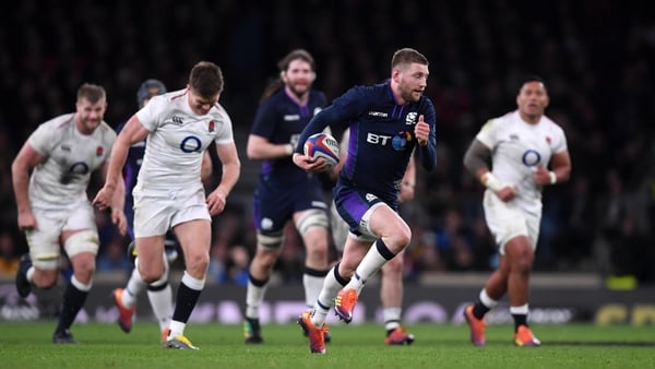 Finn Russell runs clear to level the game at 31-31
