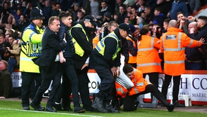 Police arrested seven Newcastle fans on suspicion of invading the field of play during Saturday's 2-2 draw at Bournemouth