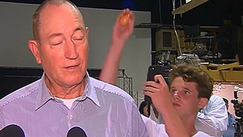 Fraser Anning was doing a TV interview