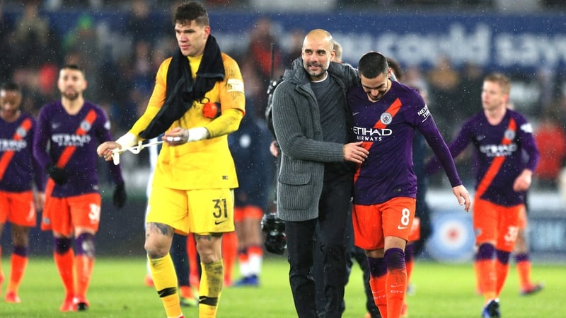 Pep Guardiola plays down Man City quadruple talk