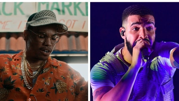 Anderson .Paak (L) and Drake (R) are coming to Dublin this week