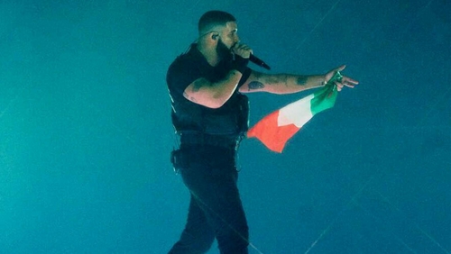 Drake in Dublin, image via Drake/Instagram