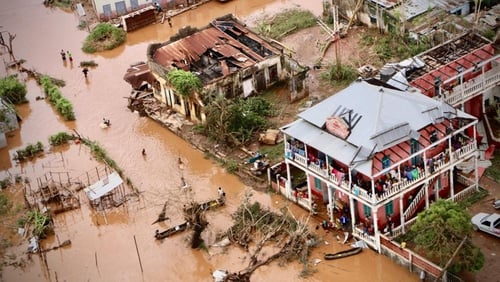 Devastation in Mozambique after the cyclone