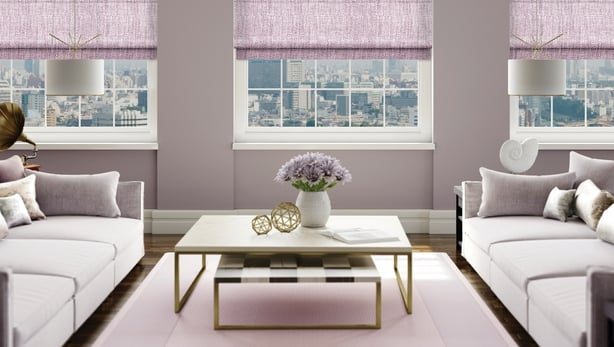 Pale lilac and cream creates an inviting calm space for Cancers. (Blinds2Go/PA)