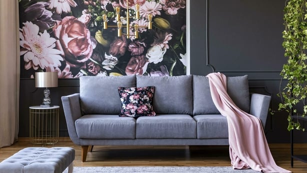 A floral statement wall is a blooming treat for an elegant Libra-friendly interior (ScS/PA)