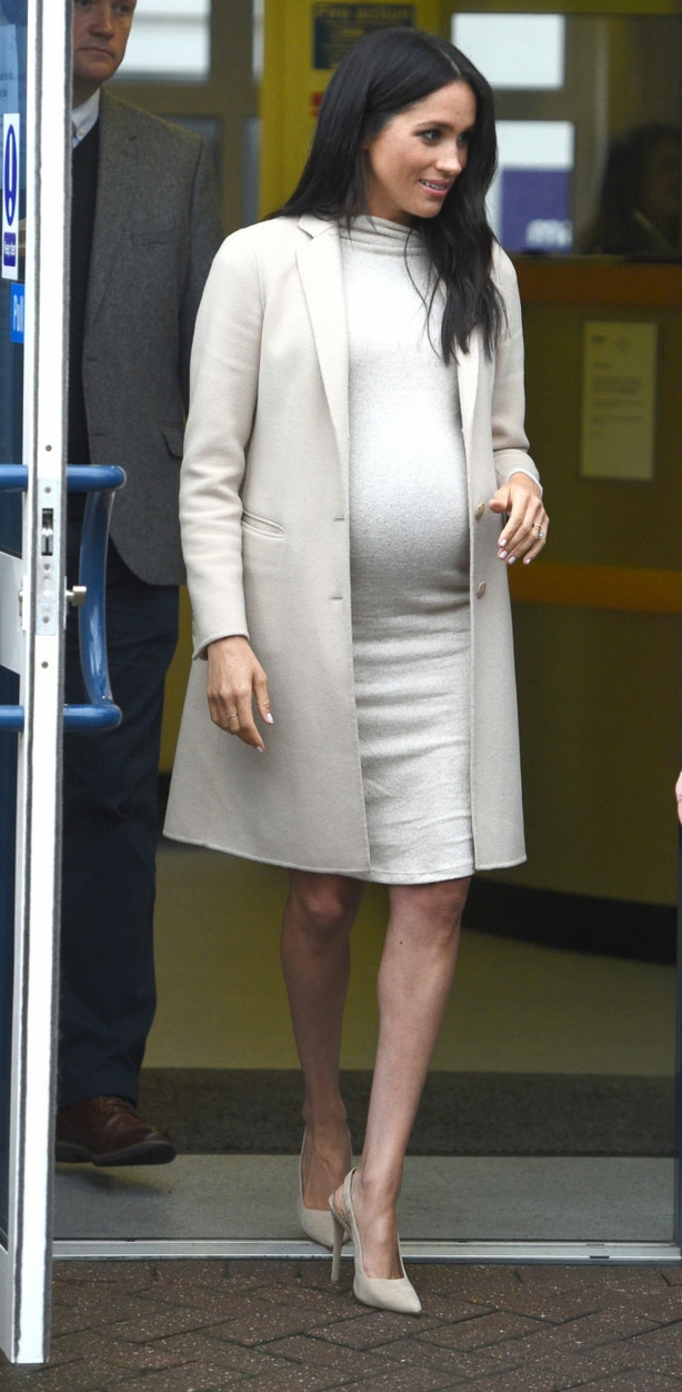The Duchess of Sussex after a visit to animal charity, Mayhew (Kirsty O'Connor/PA)