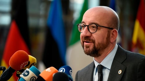 European Council President Charles Michel said economic disruption must be avoided