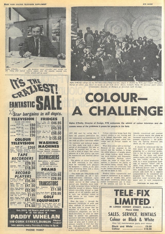 RTÉ Guide Colour Supplement 22 March 1974, page 4