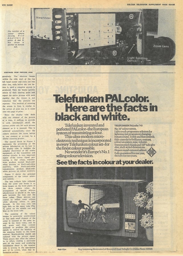 RTÉ Guide Colour Supplement 22 March 1974, page 7