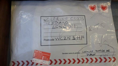 The package was discovered at around 6am this morning