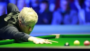 Neil Robertson is closing on the World Championship quarter-finals