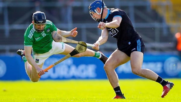 Dublin's Eoghan O'Connell with Graeme Mulcahy of Limerick