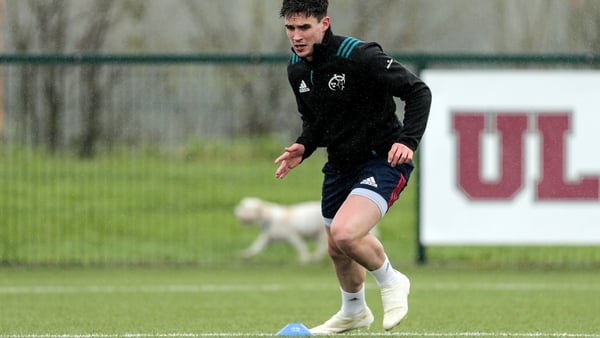 Joey Carbery training in Limerick