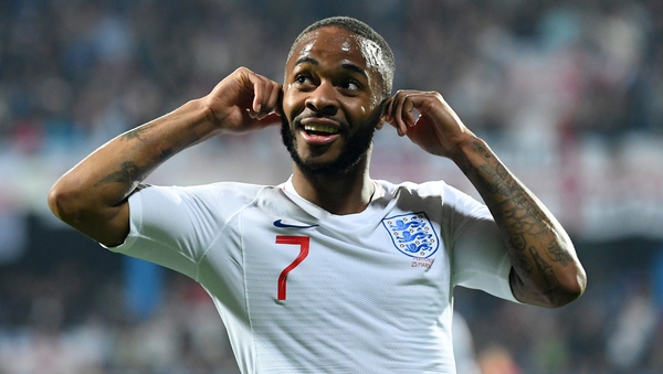 Raheem Sterling was targeted by fans in Montenegro