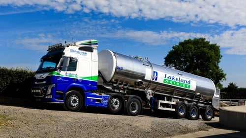 Lakeland collects 2 billion litres of milk from 3,200 farm families across 16 counties on the island of Ireland