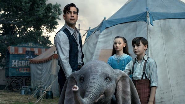 Colin Farrell is back on the big screen in the live action Dumbo
