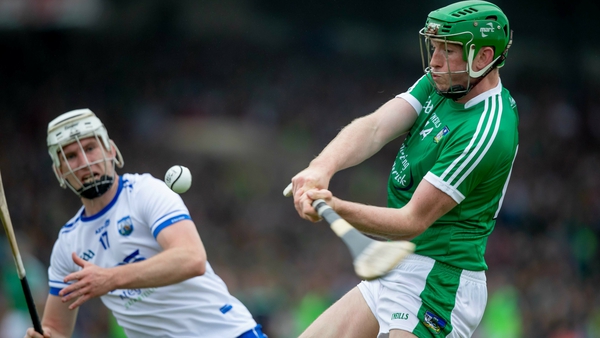 Limerick's Shane Dowling scores a point against Waterford last summer