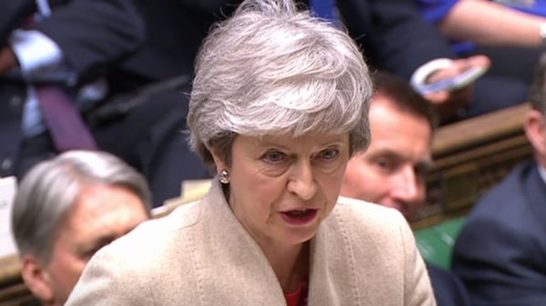 Theresa May said that backing the deal avoids a cliff edge in two weeks' time