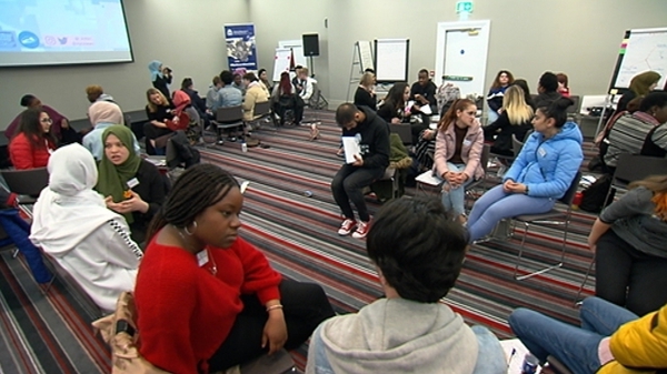 The young people gathered to talk about their experiences of racial discrimination, and their suggestions for making Ireland more inclusive