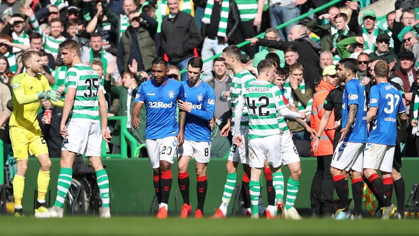 Celtic and Rangers were two of seven British teams fined