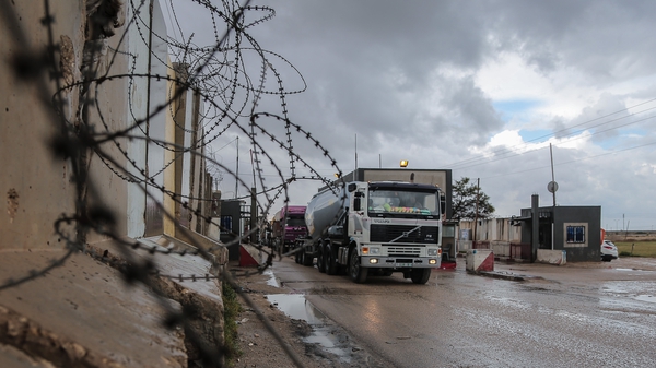 Trucks carrying food and fuel rolled into Gaza through the reopened Kerem Shalom crossing