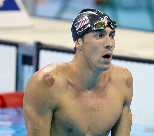 Michael Phelps after winning the men's 200m butterfly final (Mike Egerton/PA)