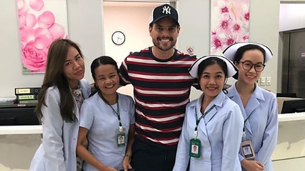 Keith Duffy described medical staff at the World Medical Hospital as 