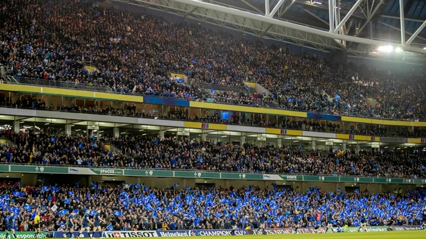 Leinster have won their last 12 games at the Aviva