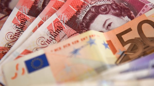 Against the euro, the pound is trading at around 85.5 pence this morning