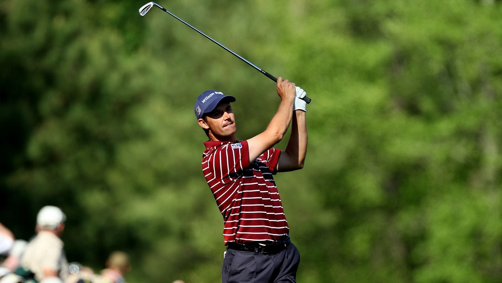 Image - Padraig Harrington tees off at the 12th in the final round of the 2008 Masters