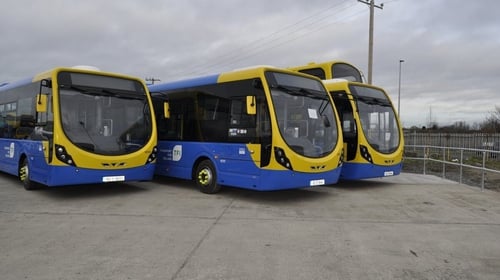 The bus was stolen from outside the Go Ahead Ireland premises in Ballymount in August last year (file image)
