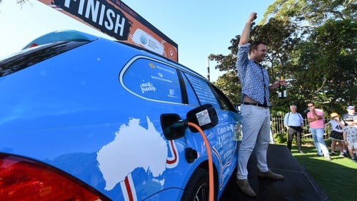 The modified vehicle can travel 200 km on a single charge, with Mr Wakker saying he spent just €270 on electricity
