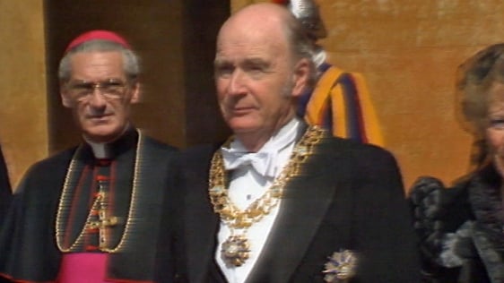 President Hillery in the Vatican (1989)
