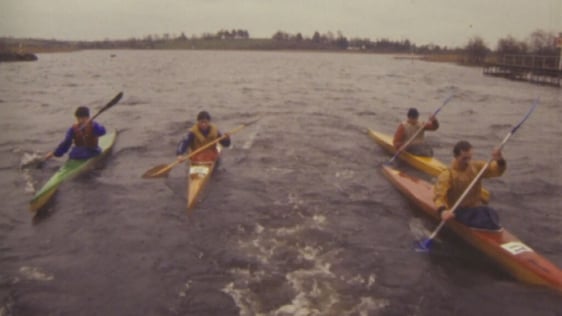 Canoeists on the River Shannon (1984)