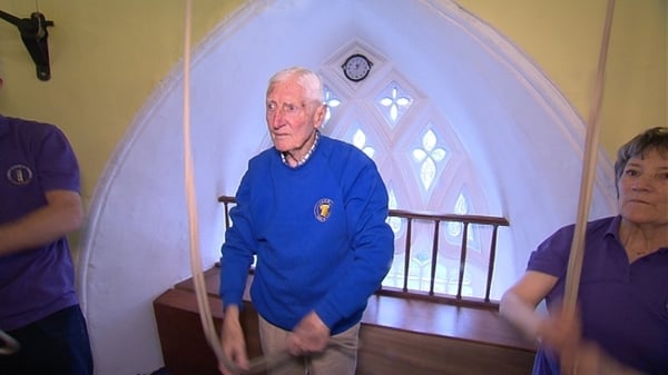Cyril says the physical and mental aspects of bell-ringing are good for his health