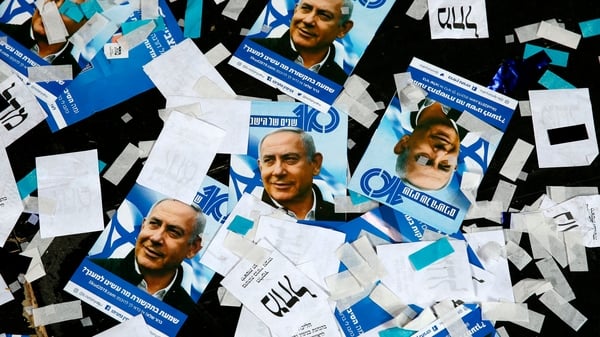 Likud and other right-wing parties projected to take around 65 seats in parliament