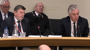 Donal Conway (L) and John Delaney were before the Oireachtas committee today