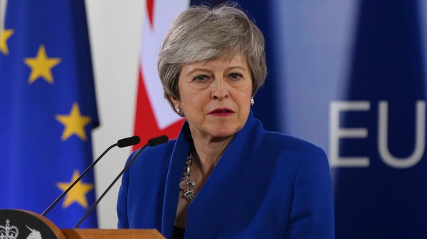 Theresa May said she stood over her wish to leave the European Union with a deal 'as soon as possible'