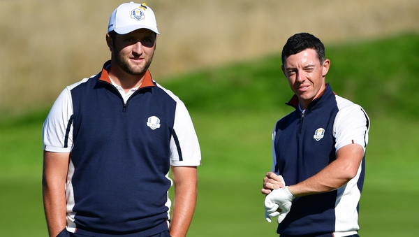 Rahm and McIlroy in European colours