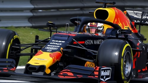 Max Verstappen during qualifying