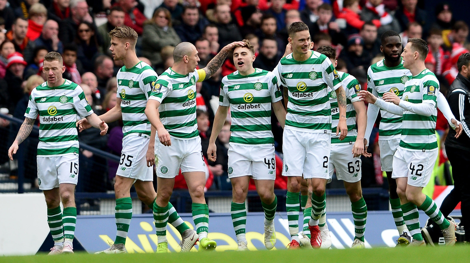 Celtic on course for 'trebletreble' after Aberdeen win
