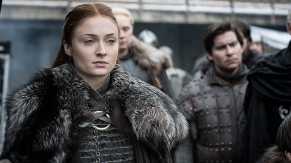 Sophie Turner as Sansa Stark on Game of Thrones