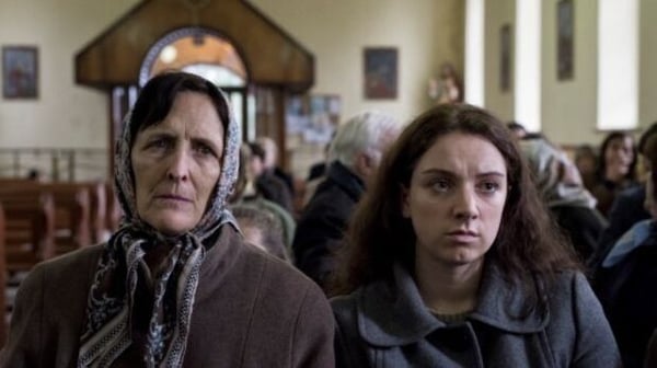 Fiona Shaw (left) with Fionnuala Flaherty in 'Out Of Innocence'